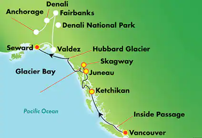 Map of Itinerary